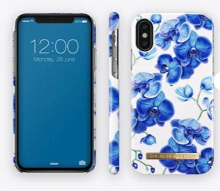 Ideal Of Sweden Iphone  XS Baby Blue Orchid Arka Kapak